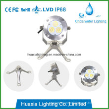 3watt IP68 LED Underwater Light for 316 Stainless Steel